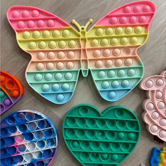 Colorful Pop It Fidget Toy Set for Kids - Picture 3 of 5